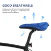 Confortável ciclismo de bicicleta silicone lave shatdle slawddle cushion 3d almofada macia