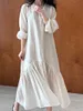 Luxi Tencel Tyg ~ French Design Feeling Fishtail Dress Spring Loose and Gentle Long kjol 3627