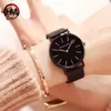 Женские часы Hannah Martin Luxury Brand Quartz Watch Life Водонепроницаемые женщины Смотрите женские женщины классические простые дизайнерские подарки Reloj Mujer 240409