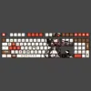 Akcesoria Genshin Impact Temat Hutao PBT Materiał Keycaps 61 87 104 108 Klucze