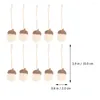 Vaser filt Acorn Bunches Xmas Hanging Prornment Festival Pine Cone Style Pendants Fall Wreath