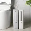 Drücken Sie Open-Top-Mülleimer-Stück Toilettenbürste Set Toilettenpapierkorb Geeignetes Küchen Wohnzimmer Badezimmer Werkzeug