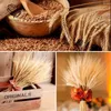 Decorative Flowers Natural Dried Wheat Ears Bouquet For Shop Openning Decor Wedding Home Plants Stalks Pampas Living Room Autumn Decoration