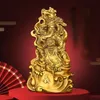 Kinesisk guan gong full koppar ornament små heminredningar tillbehör kontor skrivbord dekor 240408