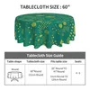 Tableau de nappe vertes nappe Hexagons Design Round pour les événements Party Cover Wholesale Printed Decoration