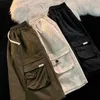 Mexzt S3xl Cargo Shorts Women Streetwear Zagraniczna szeroka noga BF Y2K HARAJUKU WYSOKI WYSOKIE Multi Pockets Sports Short Pants 240407