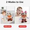 Baby Electronic Toy Pets Cow Musical Toys Baby Preschool Educationa Learning speelgoed met Led Lights Music Birthday Kid Gift Hobby's