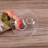 Titulares de velas atmosfera transparente de múltiplos fins Suporte de vidro leve para jantar no horário de casamento de casamentos de jardim e outra decoração