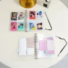 A5 Binder Kpop Photo Album Photocards Cover Photocard Collection Book Korean Frosted Polaroid Loose-Leaf Album Scrapbook