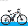 자전거 26 인치 ectric bicyc 36v 10Ah 리튬 배터리 8A 전기 산악 자전거 250W 모터 디스크 브레이크 ebike 강력한 전기 자전거 L48