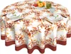 Nappeur d'automne de table en tissu feuille d'automne rond 60 pouces érable réutilisable réutilisable pour les fêtes à domicile Pique-nique