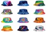 Tie Dye Bucket Hat Man Kid Woman Summer Visor Sun Outdoor Fisher Hiphop Beach Cap 38 Colors7895602