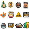 12pcs Hot Toys Beer series Charm Clog Decorations PVC Shoe Accessories Buckle Garden Sandals Shoe Charms for Wristband gift