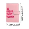 Budget Planner Notebook, 100 Envelope Challenge PVC Binder Notepads, Samla 5050 Money Book, Kawaii Pu Leather Cover