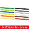 20pcs moc thin bricks 60479プレート1 x 12ドットモデルビルディングブロックバルクカラフルなパーツ