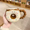 Tasses doux dessin animé beignet en céramique tasse créative cadeau de paille pour petite amie mignonne grande capacité avec
