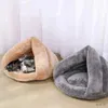 Camas de gato móveis de cama super macia barraca de inverno tapete de estimação de animais de estimação pequenos animais filhotes de cachorro gato cama dormindo cachorro canil kennel colchões acessórios