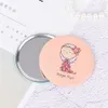 Cassau118 carino girlpocket mirror specchio cosmetico specchi compatti espelho de maquiagem espejos bolsillo friut design round 240409