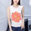 Vintage Printing Tank Tops Womens Fashion Slim Knitted Sequin Vest Thin Summer Tank Tops Camisole Party