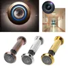 220 graders säkerhetspekning Peep Hole Wide Viewing Angle Safety Door Eye Viewer With Privacy Cover High Quality Door Viewer J9K