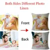 Pillow Picture Here Print Pet Personal Life Pos Customize Gift Home Cover Pillowcase Short Plush 45 45cm