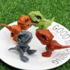 Hand Jurassic Finger Dinosaur Creative Dinosaur Model Tyrannosaurus Model Toys Fun Interactive Refable Joint Dino Pendant