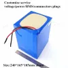 Compact Size LifePo4 36V 50AH Batteri 40AH 35AH PACK FÖR RV POWER SOLAR SOLAGERING Energi Ebike Byt ut Akku + 43.8V 10A -laddare