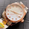 Luminoso 36 mm para hombres AAAAA Pearl Design Automatic Diamond Diamond Women Precision Steel Watch Popular 31 mm Watch 278271 Mechanical Olex 495