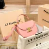 Leather Handbag Designer Sells New Women's Bags at 50% Discount Arc De Simple Bag for New Fashion Miniature Handheld Crossbody