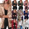 Casual Sequin Top Long Sleeved Pending Lapel elegant och fashionabla liten kostymjacka