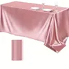 Tableau de table 1pc Cover Couverture rectangularbright en soie lisse en douceur de la soie en douceur