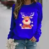 Cartoni animati WeihNachten Frauen Pullover inverno Langarm Frauen Pullover Homesuit Frau Pullover Modalità Pullover Pullover Pull Femme Jumper