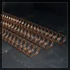 8PCS/LOT Rose Gold A4 3:1/2:1 Pitch 6.4-38.1mm OY Double Coil Golden Double Loop Wire Calendar Binding Comb Binding Wire Rings