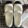 Spring New Flat Bottom Mary Jane Scarpe famose Designer Designer di lusso in pelle Superfibra importata Classica Classica Guida in pelle Guida scarpe casual unica casual