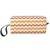 Sacs de cosmétique Couleur Home Zigzag Art Travel Sac pour femmes Bohemian Geometric Makeup Traitetry Organisateur Lady Beauty Storage Dopp Kit