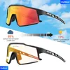 Kapvoe Red Pochromic Cycling Glasses Men Cycling Sunglasses Load Bicycle Glasses UV400 Outdoor Bicycle Sunglasses240328