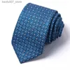 Boyun bağları Erkek kravat iş elbisesi kravat polyester damat düğün kutlama şerit 8cm tieq