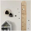 Decoratieve beeldjes 60-210 cm houten kinderen lengte groeimatiek liniaal kinderen meter kamer decoratie muurmeter meetstickers