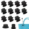 Frames 12 Sets Screw Rivets Replacement Parts Accessories For Beach Tote Bag Handles Straps Buttons Large Rubber Bags (Black)