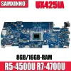Motherboard UX425IA Motherboard For ASUS ZenBook UX425 UX425IA UX425I UM425IA Laptop Mainboard With R54500U R74700U 8GB 16GB RAM 100% Work