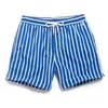 Męskie pnie pływackie szybkie suche szorty pływackie spodnie w paski szorty zabawne kostiumy kąpielowe stroje kąpiel
