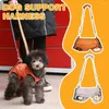 Dog Apparel Assist pacote mochila idosos Dogs Dags Dogs Outdoor Travel Bag para filhote de cachorro pequeno e7k1