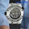 AP Tourbillon Army Watchwatch Royal Oak Offshore -Serie Präzision Stahl Gummi -Gummi -Automatikmaschinen 15720 Luxus Uhr 15720CN.OO.A002CA.01