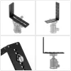 Accessories Quick Release Vertical L Qr Plate Gimbal Bracket 1/4 Mount for Zhiyun Crane 2 3 Weebill S for Dji Moza Handheld Stabilizer