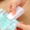 New 1pc Portable Bag Heat Sealer Plastic Package Storage Clip Mini Sealing Machine Handy Sticker Seal Without Battery