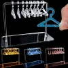 11STYLES Brincos artesanais de acrílico exibem cabides criativos claros Organizer Stand Standcase Ear Stud Jewelry Rack Presente