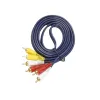 3 RCA à 3 RCA Composite Audio Video Cable AV Cable Corde mâle à la fiche masculine Connect TV DVD Player Enregistreur et caméras DVD