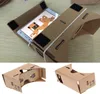 Google Cardboard 3D Glasses DIY 휴대 전화 가상 현실 3D 안경 비공식 판지 Google Cardboard VR Toolkit 3D Glasse2203567