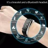 Relógios Hot Sale B6 Smart Watch Sports Sports Bracelet TwoinOne Smart Bracelet com BluetoothCompatible SmartWatch Headphones sem fio