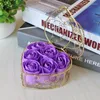 Fleurs décoratives Simulation créative 6 Iron Basket Rose Decor Party Femme's's Day's Fowerming Wedding Companion Hand Gift